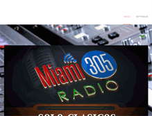 Tablet Screenshot of miami305radio.com